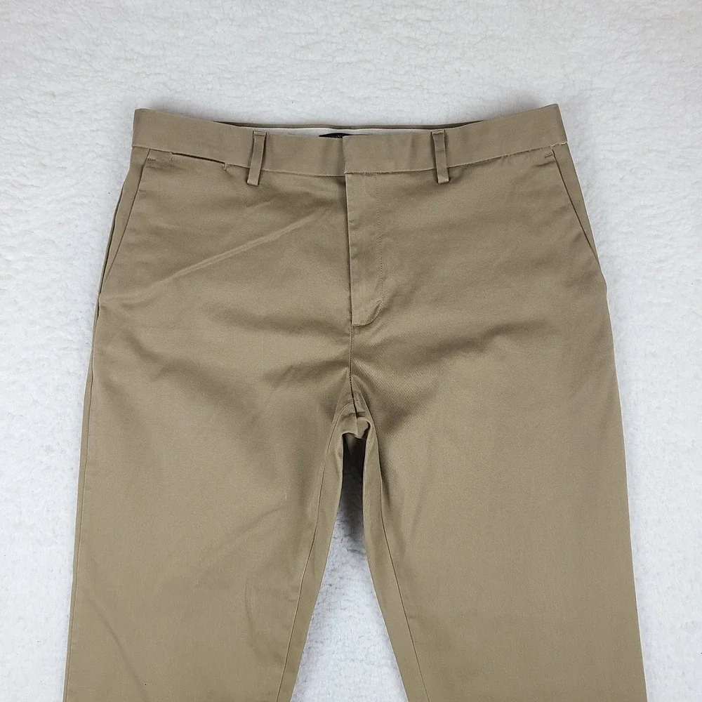 Banana Republic Pants Mens 35x30 Beige Mason Athletic‎ Tapered Fit Performance